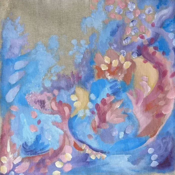 Authenticity – original abstract painting, 50×50 cm
