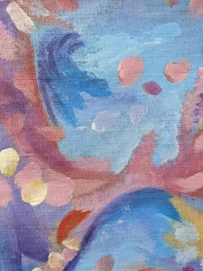 Authenticity – original abstract painting, 50×50 cm