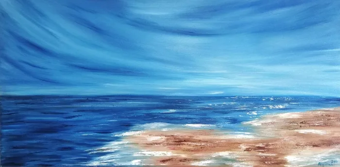 Beautiful simplicity – seascape painting