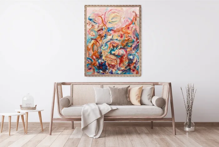 Dancing wild and free – colorful abstract artwork