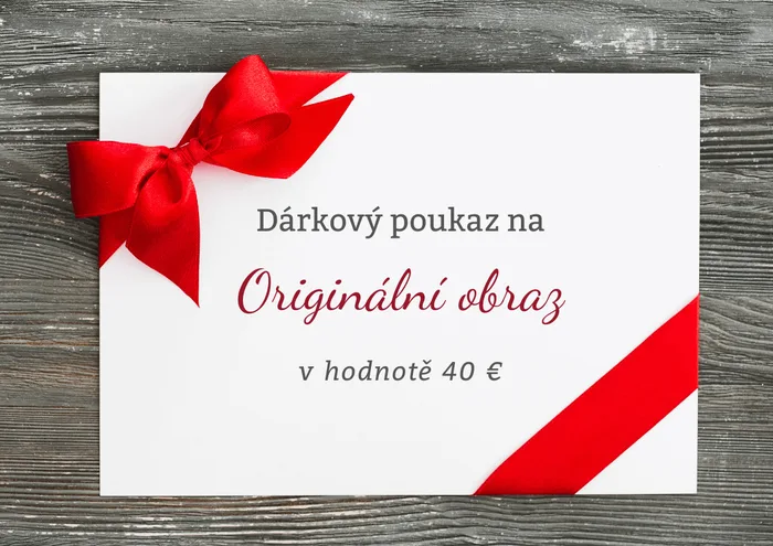 Dárkový poukaz v hodnotě 40 eur