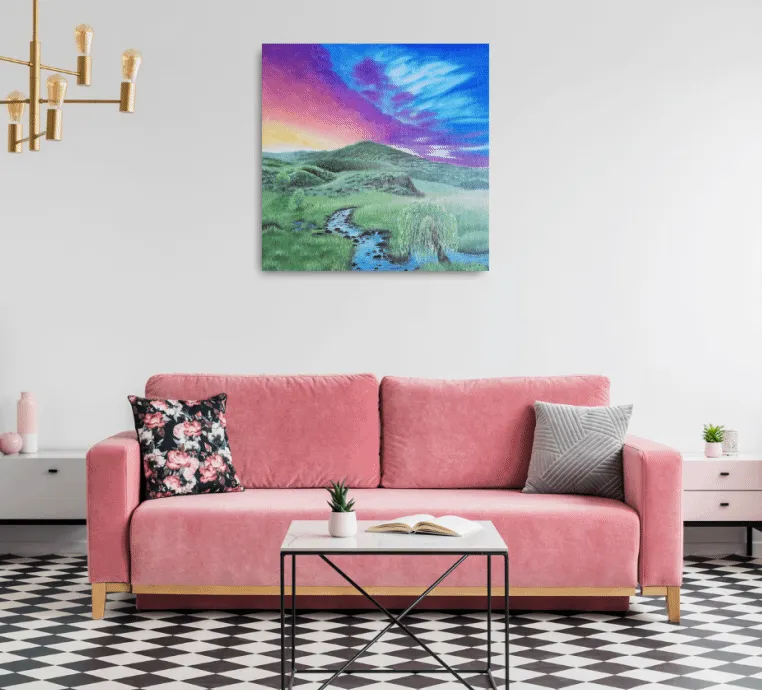 Fascinating sky – original landscape painting
