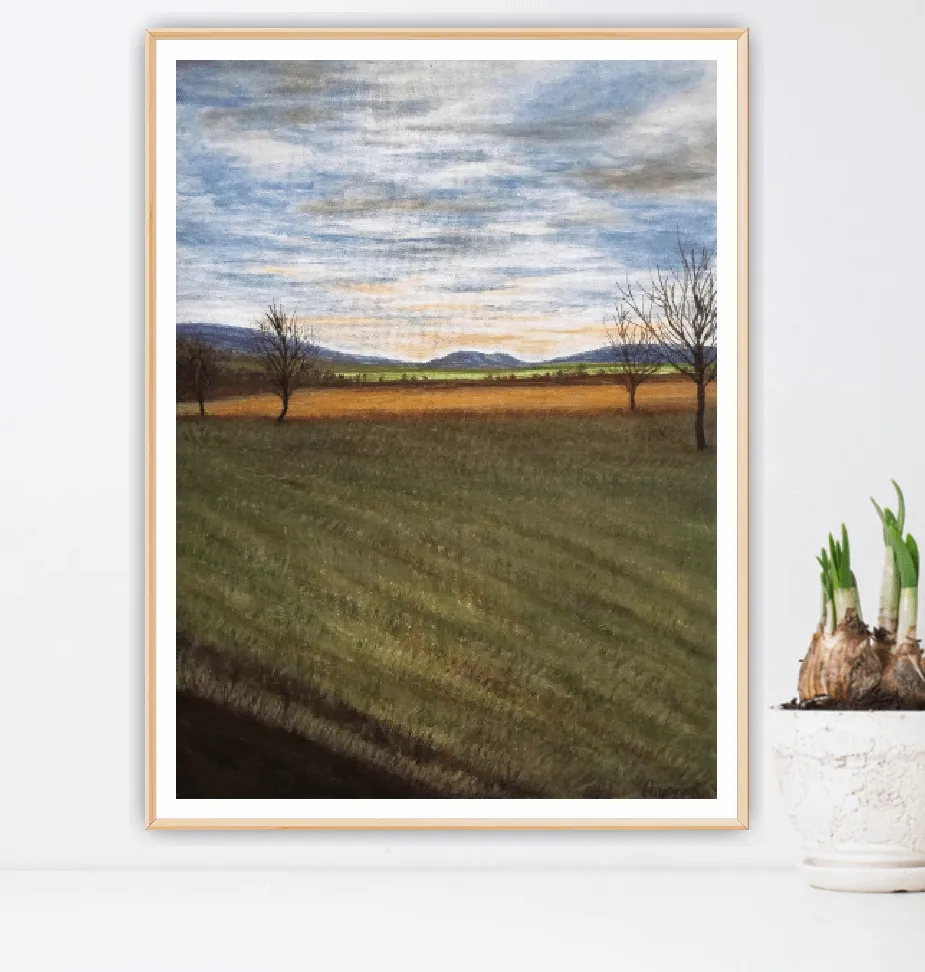 February day – plein-air landscape painting