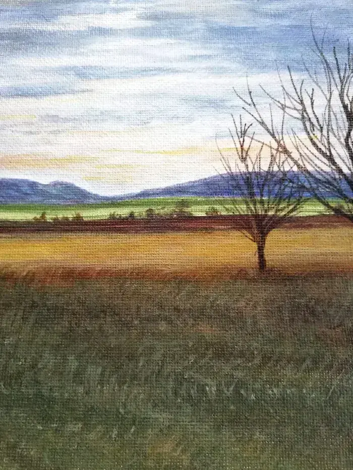 February day – plein-air landscape painting