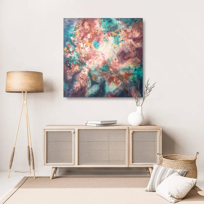 Joy will guide you – huge abstract wall art