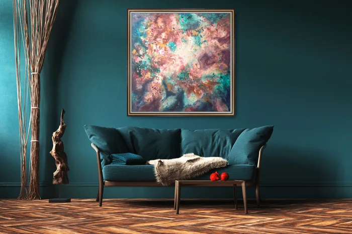 Joy will guide you – huge abstract wall art