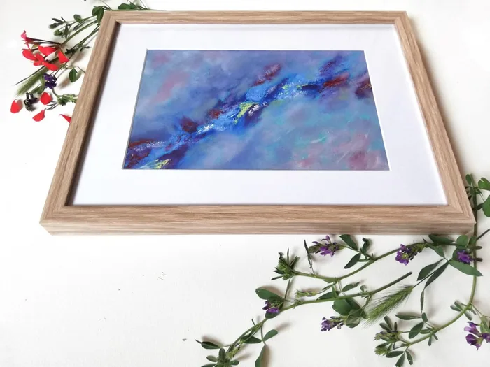 abstract framed art