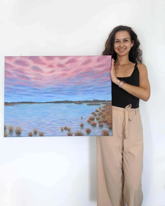 olejomalba krajina 80x60cm ručně malovaný obraz