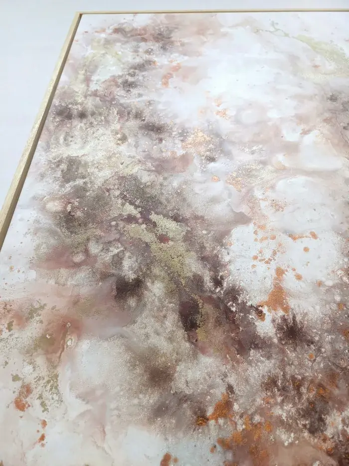 Love is the answer - abstract painting on canvas