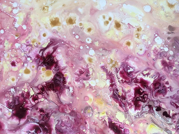 Love worth fighting for – abstract painting on paper, 46×32 cm