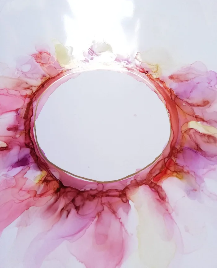 Original ink painting – Optimistic sun
