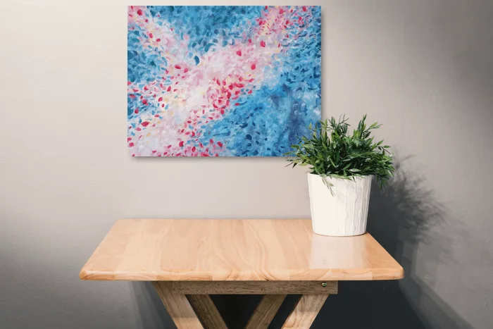 petals abstract gentle artwork for sale