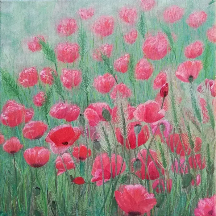 original flower art