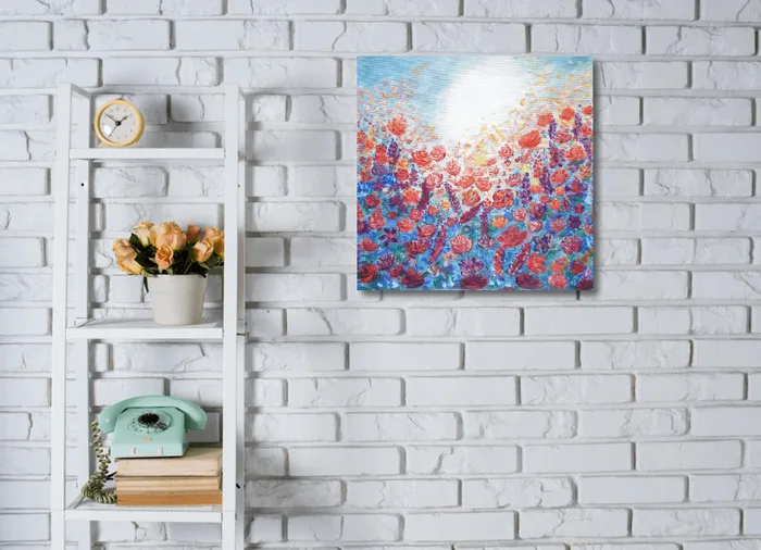 floral oil painting