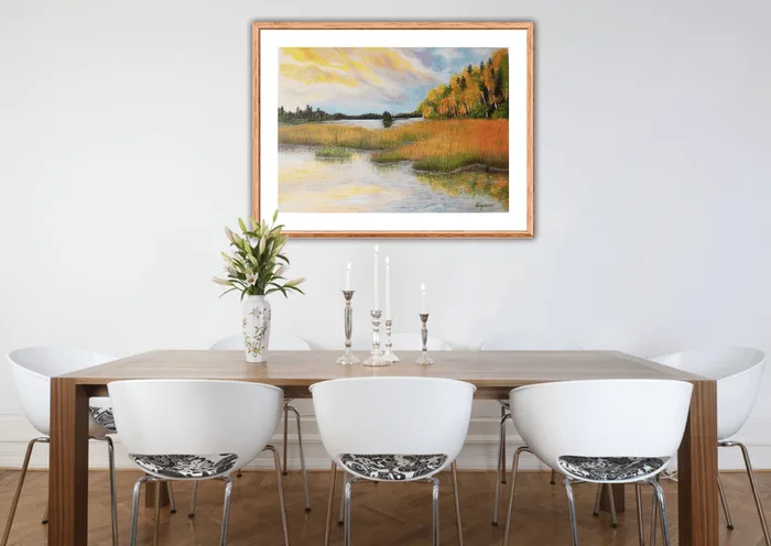 Soft evening breeze – original oil painting