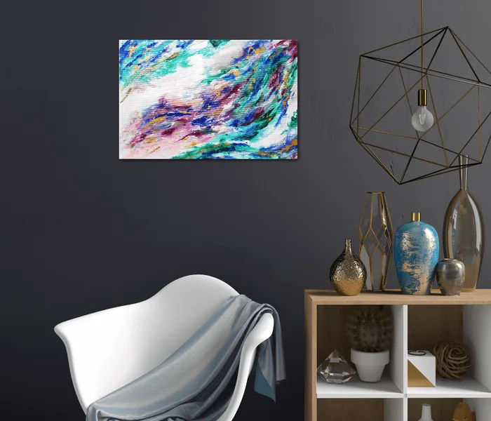 Untamed abstract artwork for sale on canvas