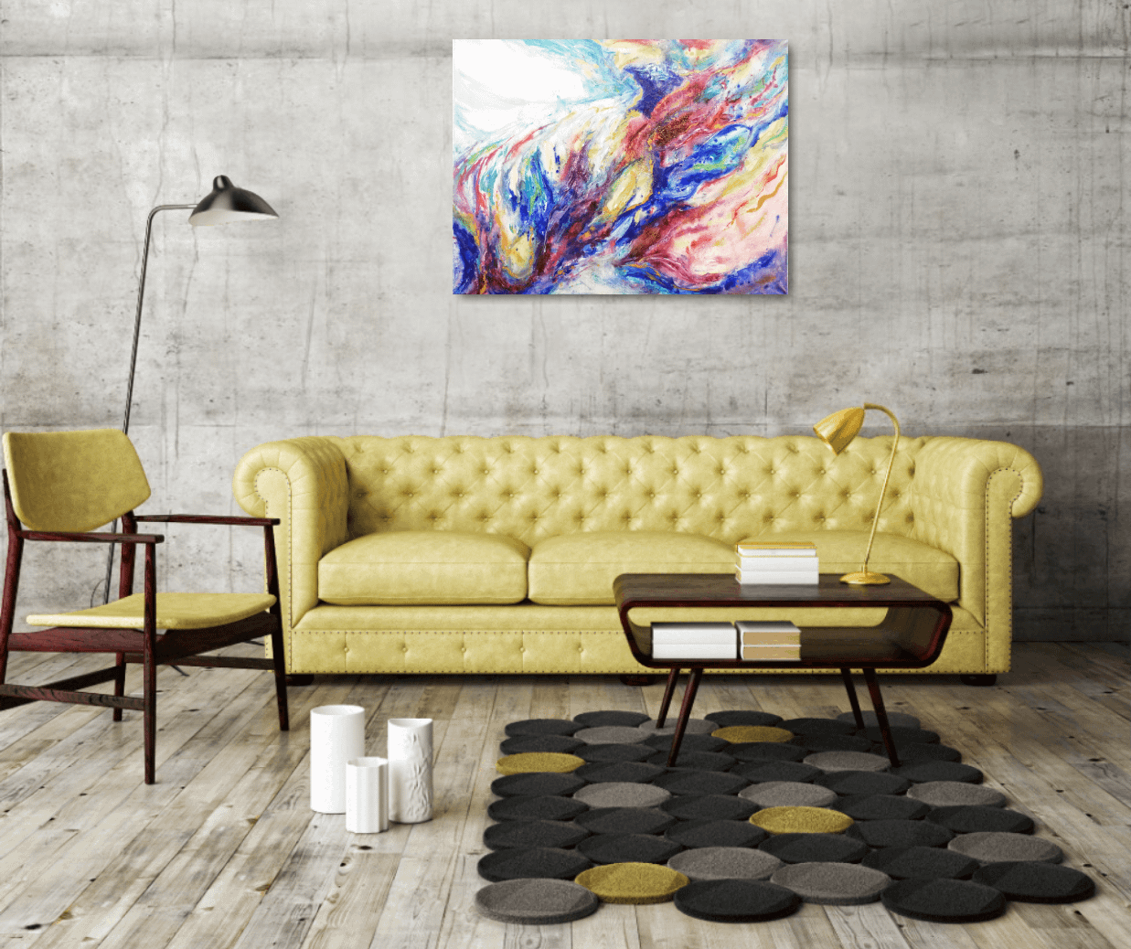 abstraktní originální obraz na stěnu na plátně