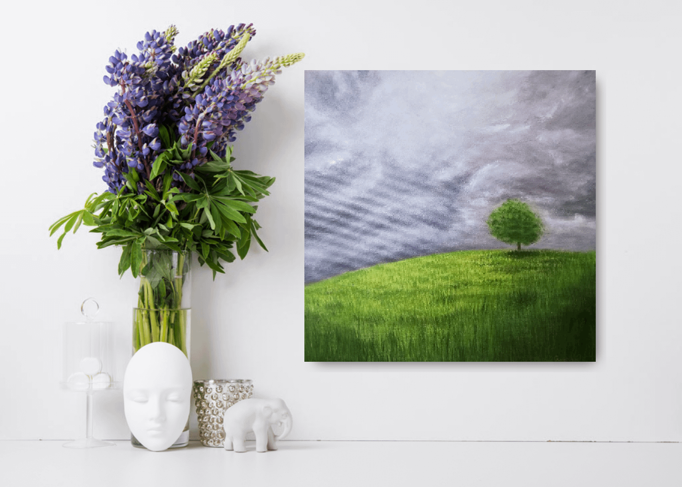 landscape painting on canvas