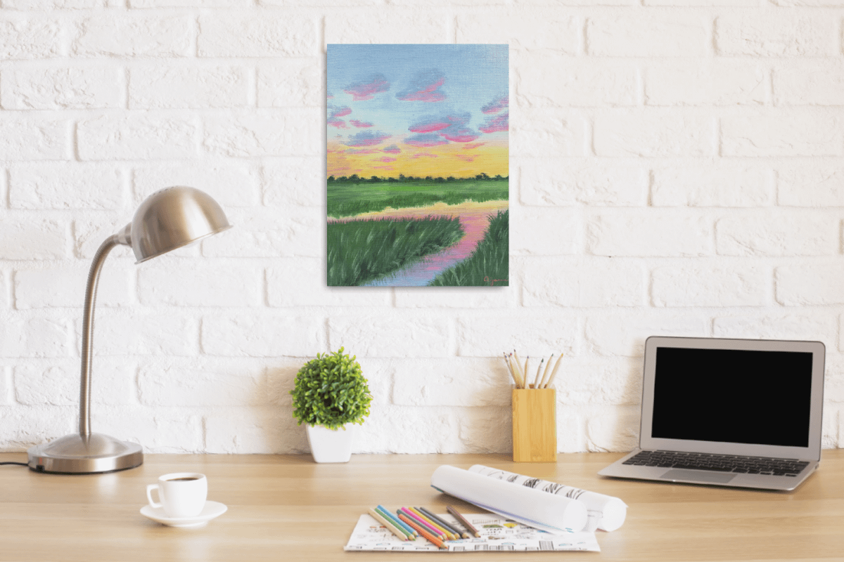 oil on canvas artwork