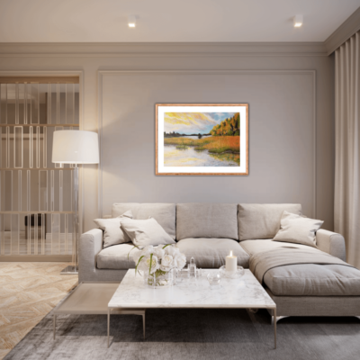 Soft evening breeze – original oil painting