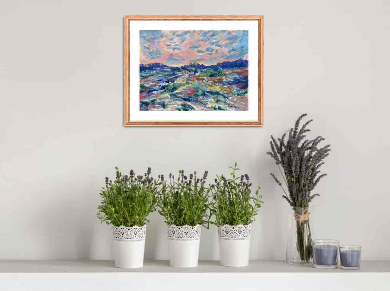 abstract landscape original artwork