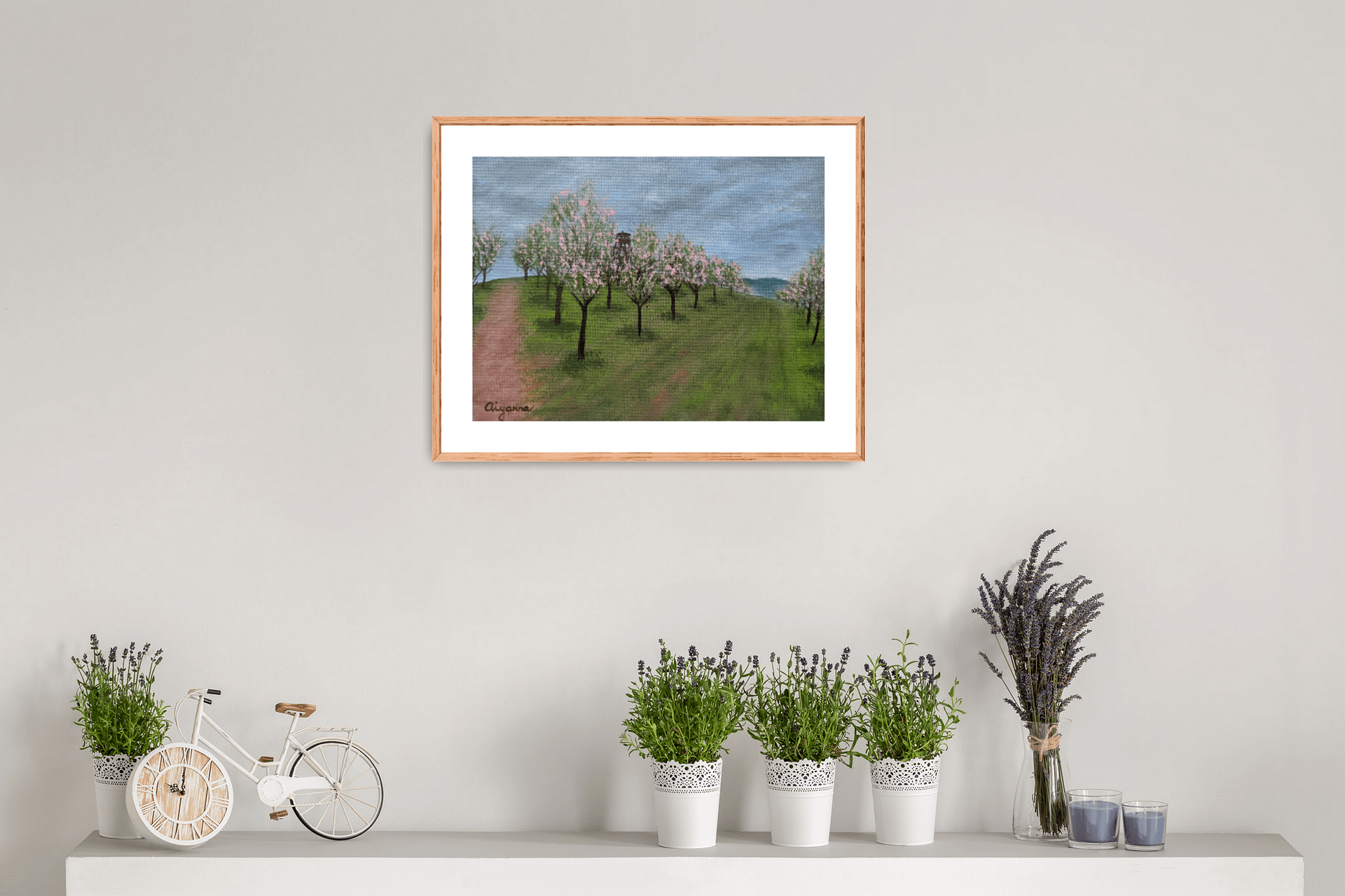 olejomalba krajiny jižní morava