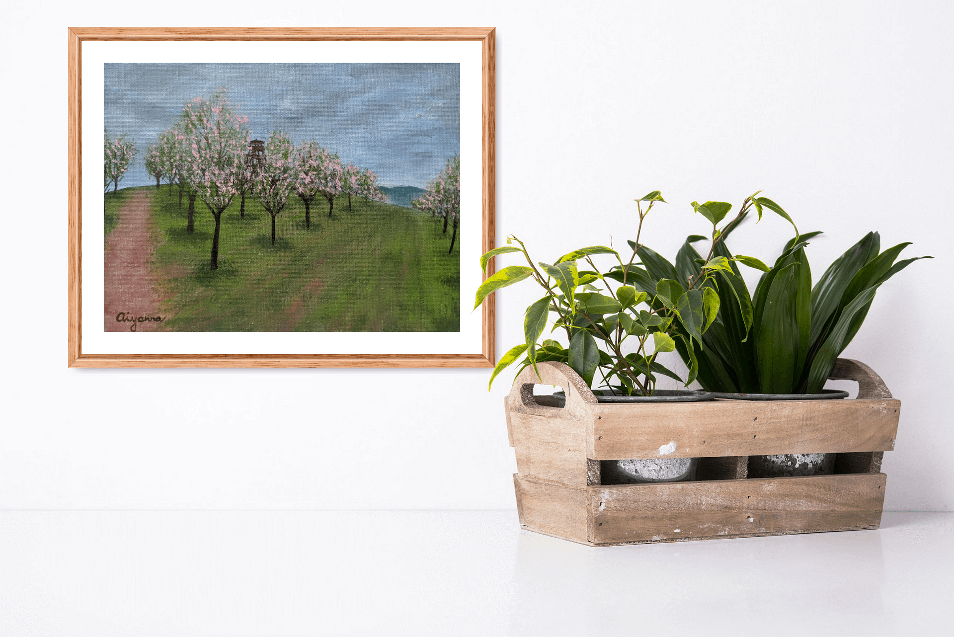 olejomalba krajiny jižní morava